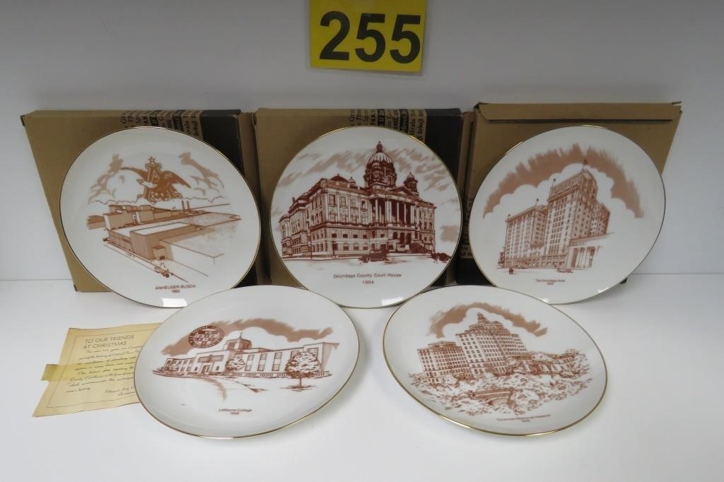 Syracuse NY Landmark Collector Plates