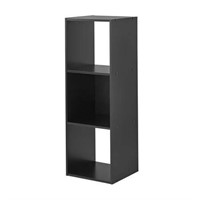 Mainstays 3-Cube Storage Organizer  Black