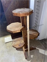 Handmade tiered plant stand