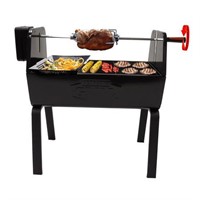 Expert Grill Charcoal Portable Rotisserie BBQ