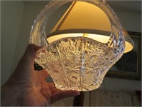 gorgeous crystal handle basket