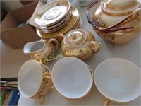 japanese tea set very fine teapot cups saucrs