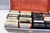 8 TRACK TAPES WITH CASE
