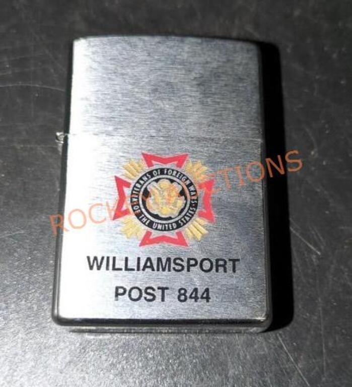 Vintage Zippo Williamsport Post 844 lighter