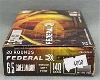 Federal 6.5 Creedmoor 20 Rds/Box