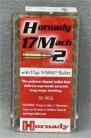 Hornady 17 Mach 2 50 Rds/Box