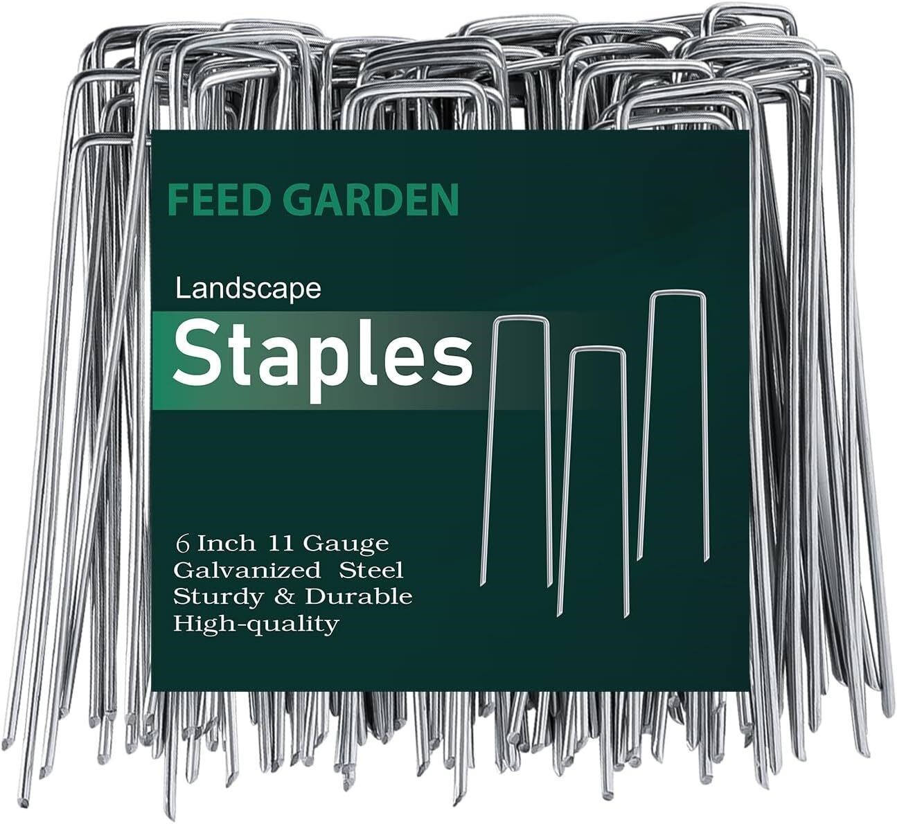 FEED GARDEN 6 In 1000pk Landscape Staples