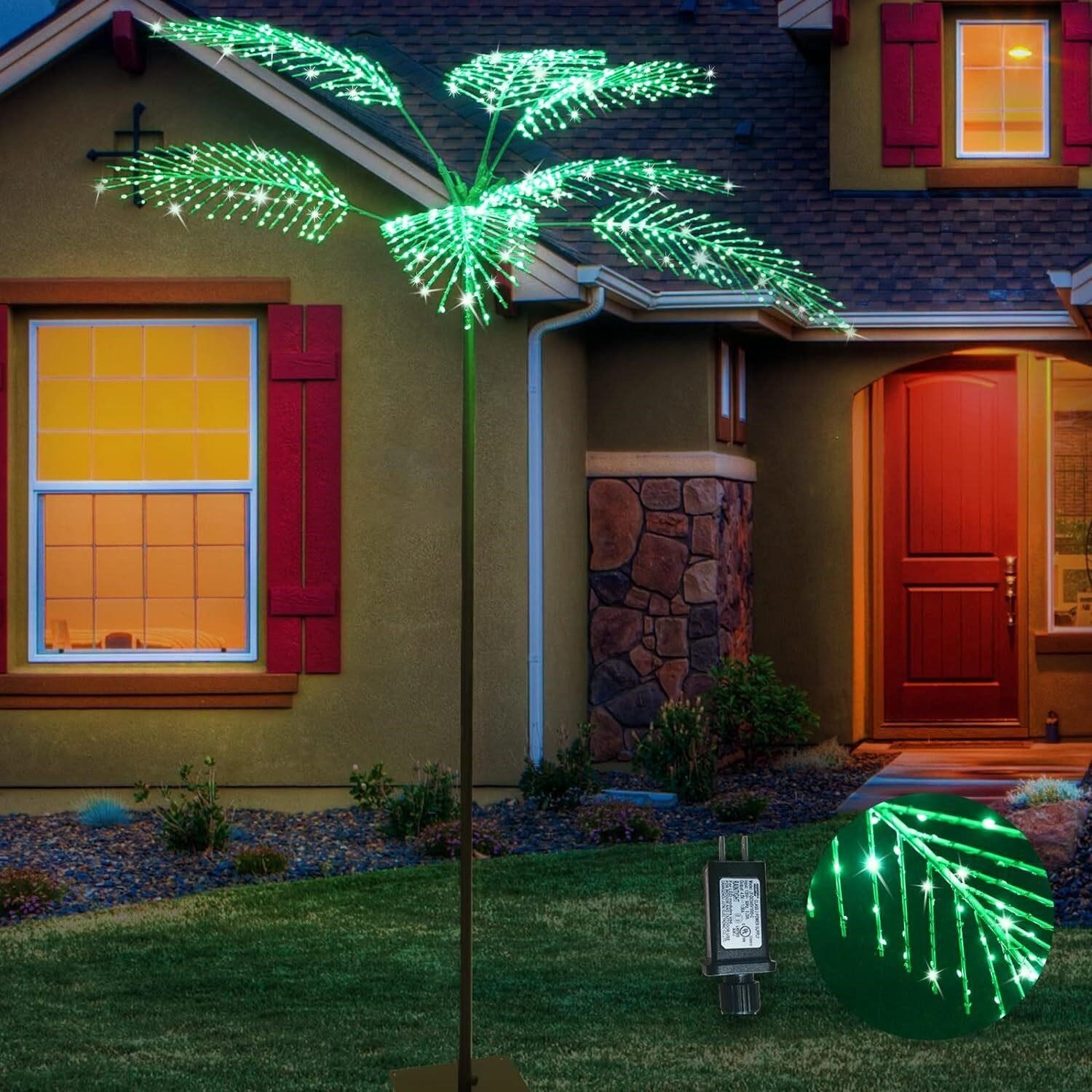 7FT LED Palm Trees for Patio  Beach  Yard