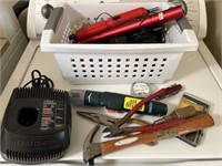 Tote of Assorted Tools