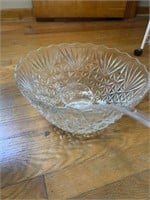 Anchor Hocking Punch Bowl & Cups