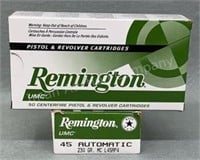 2x - Remington 45 Auto 50 Rds/Box