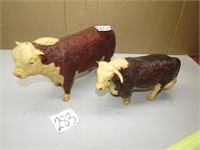 BRYER HEREFORD BULL, UNMARKED BULL W/ BROKEN