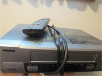 Admiral VHS player w remote