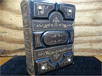 Antique Victorian Leatherbound Photograph Album