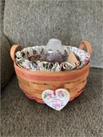 Longaberger Basket 1995 Mother's Day & Accessories