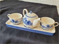 Hand-Painted Teapot Set