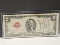 1928 Red Seal $2 Currency Note