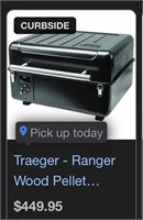 Traeger Ranger Wood Pellet Portable Grill Black