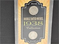 1938 Double Dated Nickels