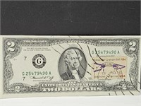 1976 $2 First Day Issued Stamp