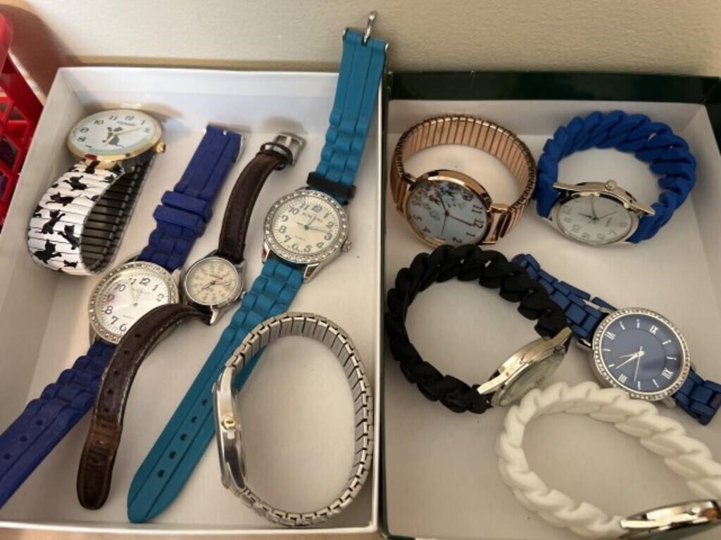 Grouping of Watches, Jewelry, Etc.