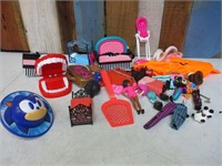 Lot of Doll Furniture + More