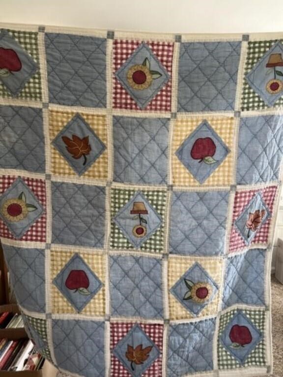 Large Selection of Throw, Quilts, Etc.