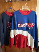 2 Dale Jarrett Sweat Shirts - Size X Large & XX