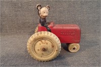 1930's Mickey's Tractor Toy by Sun Rubber Co,