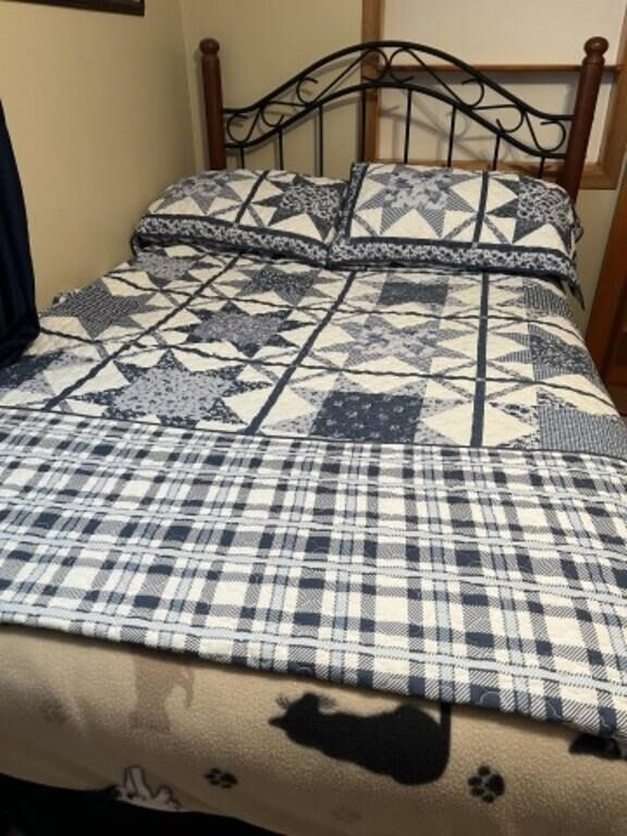 Full Size Bed with Box Springs & Mattress