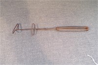 Antique Expandible - Collapsible Egg Beater Whisk
