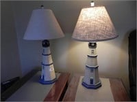 Pair of Lighthouse Lamps