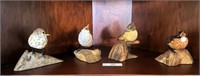 4 Danbury Bird Figurines