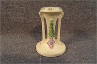 Antique Roseville La Rose 1924 Ivory Candle Holder