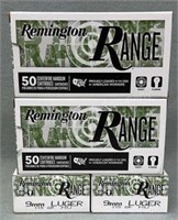 4x - Remington 9mm Luger 50 Rds/Box