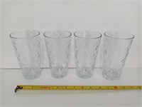 4-Double Circle Drinking Glasses