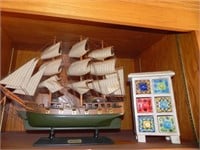 Ship Replica, Decorative Box