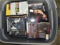 Tote of DVDs