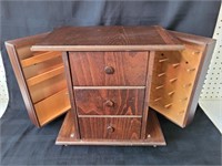 Sewing Chest w/ Side Pull-Out Compartments