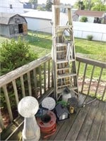 Step Ladder, Ironing Board, Wind Chimes, Sprayer,