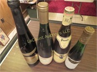 4 vintage bottle wine sealed
