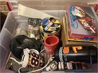 Tote of Assorted Nascar Related Items