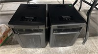 2 AMAZON BASICS SPACE HEATERS