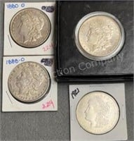 4x - Silver Morgan Dollars