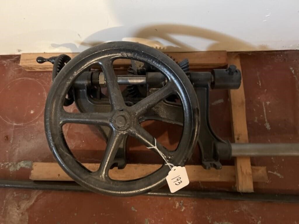 Antique Wall Mount Drill Press