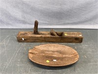 Wooden Bowl & Molding Plane