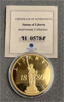 2011 Statue of Liberty Gold Coin