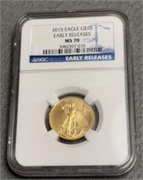 2015 Eagle $10 Gold Liberty Coin