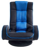 GameRider Swivel Floor Lounging Game Chair - Blue