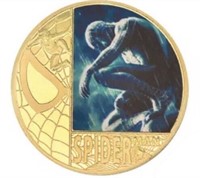 SPIDERMAN 24kt Gold Foil Medallion